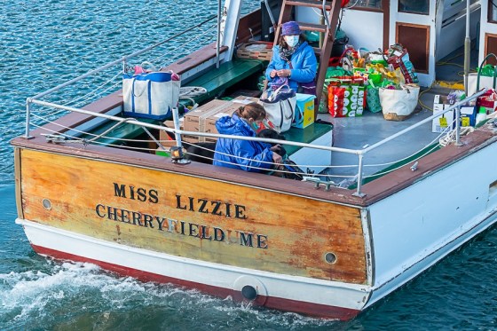 a small boat in a body of water
