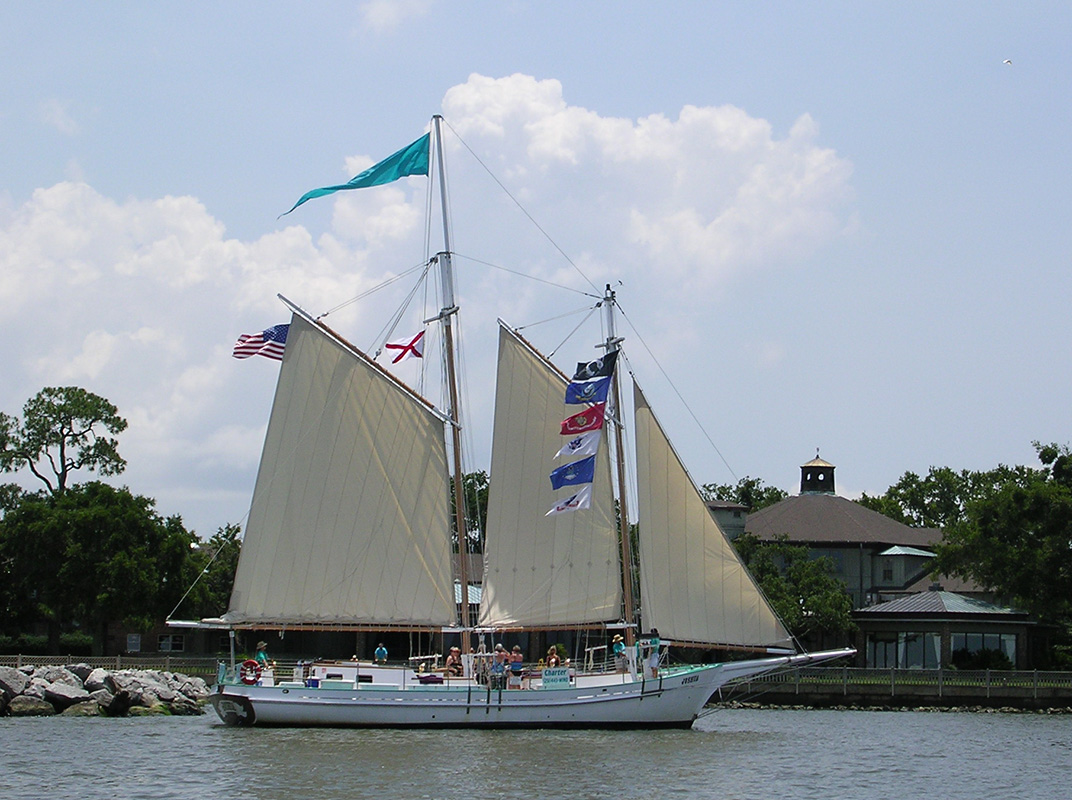 小綺麗なスクーナー船 (Sleek Schooner) · Ixalan (XLN) #247